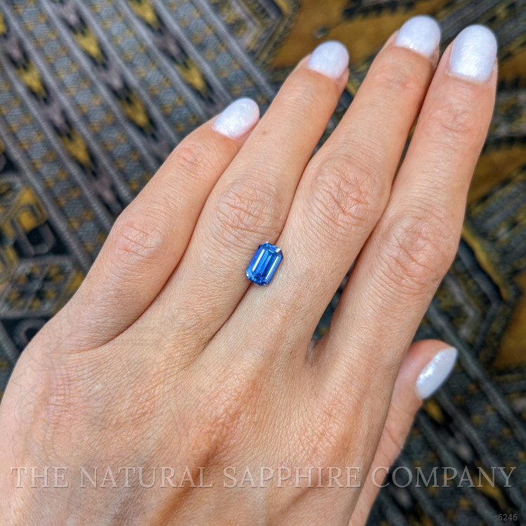 1.72 Ct. Blue Sapphire from Ceylon (Sri Lanka)