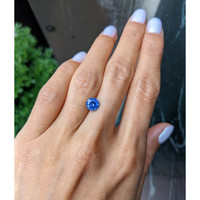 1.68 Ct. Blue Sapphire from Ceylon (Sri Lanka) Life Style
