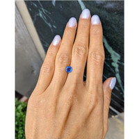 1.36 Ct. Blue Sapphire from Ceylon (Sri Lanka) Life Style
