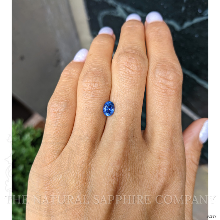 1.24 Ct. Blue Sapphire from Ceylon (Sri Lanka)