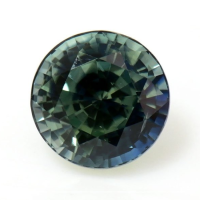 0.77 Ct. Bluish Green Sapphire from Madagascar Video