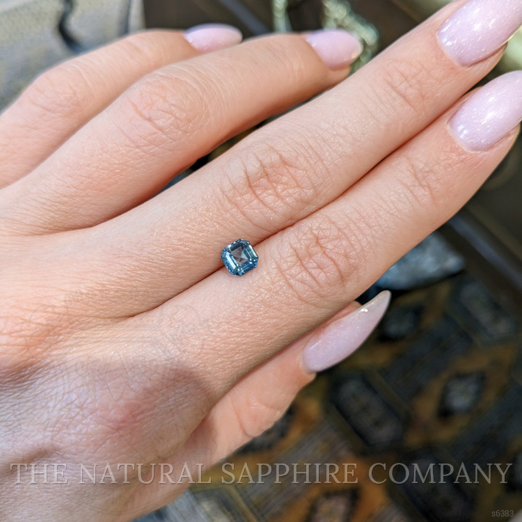 0.85 Ct. Greenish Blue Sapphire from Madagascar