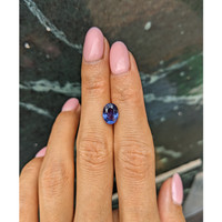 2.47 Ct. Color Change Sapphire from Ceylon (Sri Lanka) Life Style