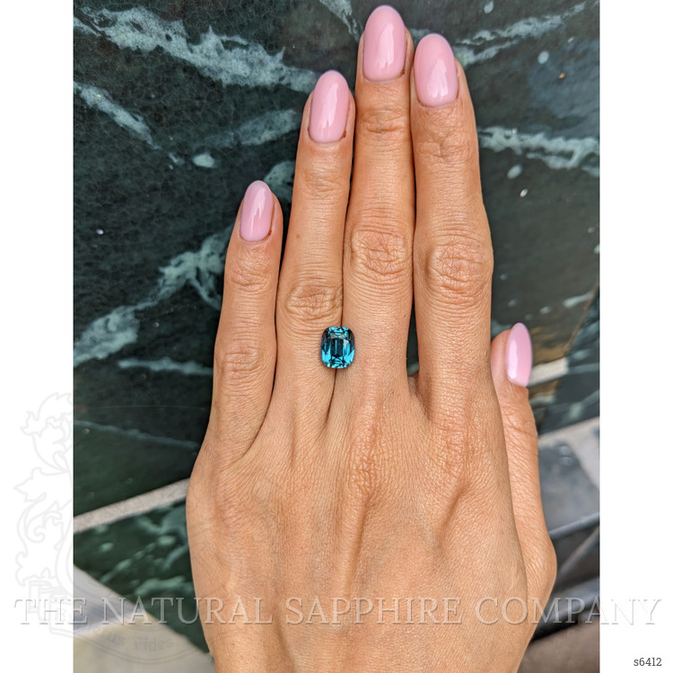 4.08 Ct. Greenish Blue Sapphire from Madagascar