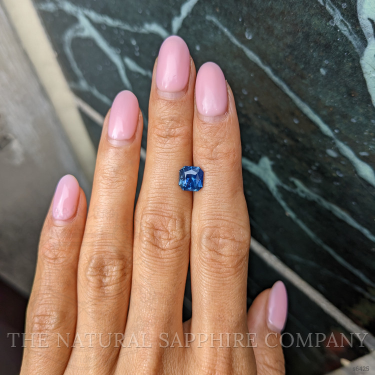 2.05 Ct. Greenish Blue Sapphire from Ceylon (Sri Lanka)