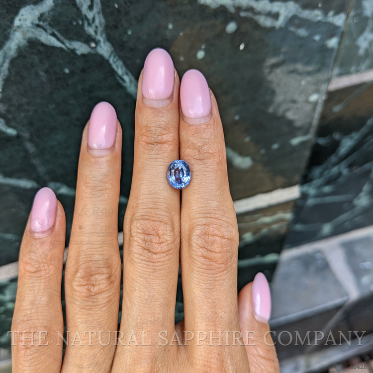 2.77 Ct. Blue Sapphire from Ceylon (Sri Lanka)