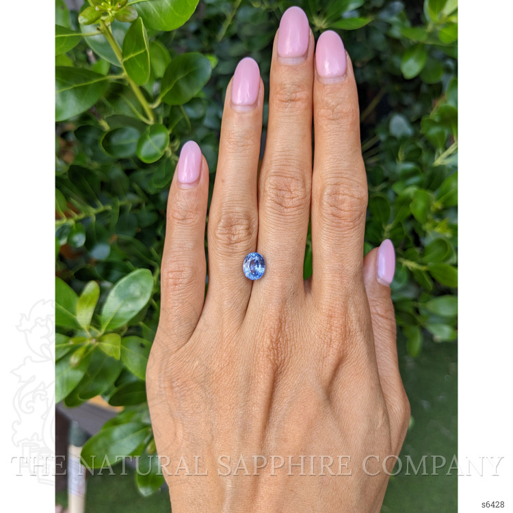 2.77 Ct. Blue Sapphire from Ceylon (Sri Lanka)