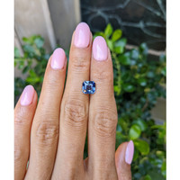 2.58 Ct. Blue Sapphire from Ceylon (Sri Lanka) Life Style