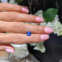 2.06 Ct. Blue Sapphire from Ceylon (Sri Lanka) Life Style