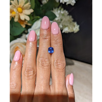 2.06 Ct. Blue Sapphire from Ceylon (Sri Lanka) Life Style