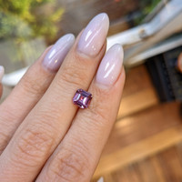 1.45 Ct. Pinkish Purple Sapphire from Ceylon (Sri Lanka) Life Style