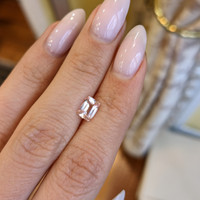 1.26 Ct. Peach Sapphire from Ceylon (Sri Lanka) Life Style