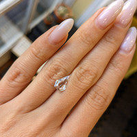 1.63 Ct. White Sapphire from Ceylon (Sri Lanka) Life Style