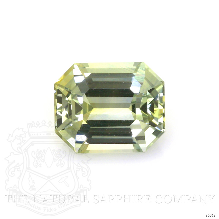 2.60 Ct. Yellowish Green Sapphire from Ceylon (Sri Lanka)