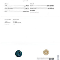 3.03 Ct. Greenish Blue Sapphire from Ceylon (Sri Lanka) Scan Report