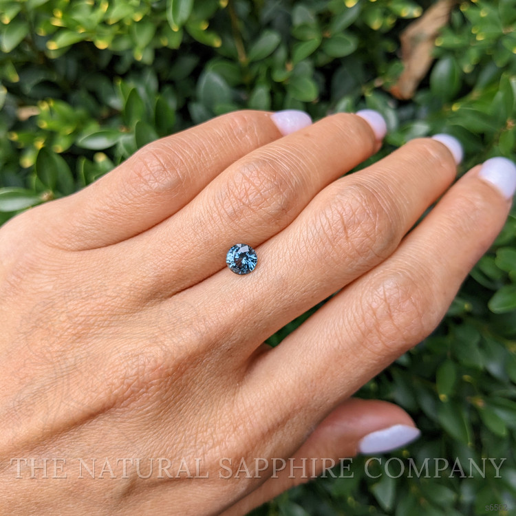 1.12 Ct. Greenish Blue Sapphire from Ceylon (Sri Lanka)