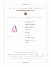 1.11 Ct. Pink Sapphire from Ceylon (Sri Lanka) Scan Report