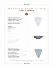 1.11 Ct. Pink Sapphire from Ceylon (Sri Lanka) 3 D Scan Report