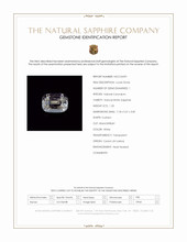 1.33 Ct. White Sapphire from Ceylon (Sri Lanka) Scan Report