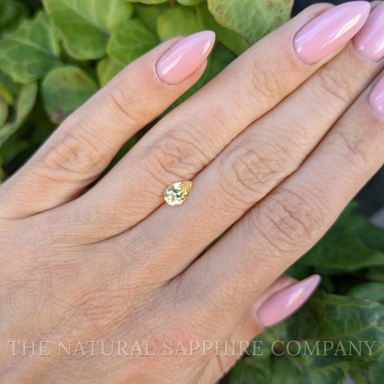 0.73 Ct. Yellow Sapphire from Ceylon (Sri Lanka)