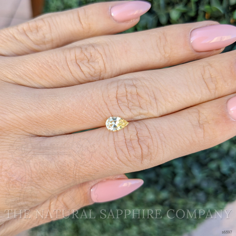 0.73 Ct. Yellow Sapphire from Ceylon (Sri Lanka)