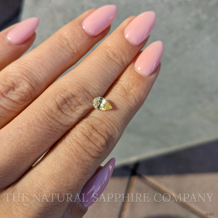 0.73 Ct. Yellow Sapphire from Ceylon (Sri Lanka)