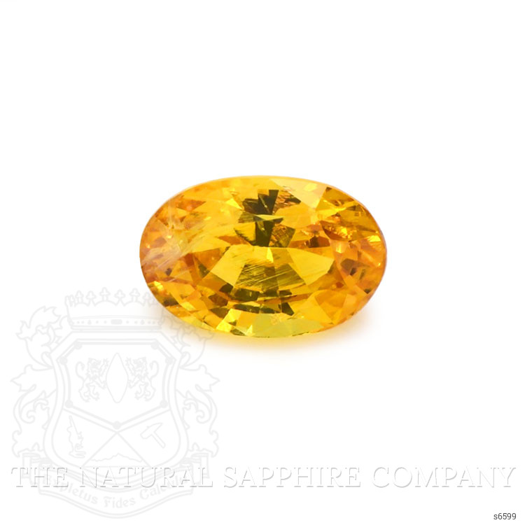 1.57 Ct. Orange Sapphire from Ceylon (Sri Lanka)