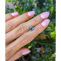 2.05 Ct. Greenish Blue Sapphire from Ceylon (Sri Lanka) Life Style