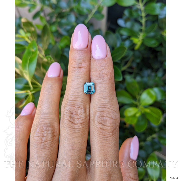 2.05 Ct. Greenish Blue Sapphire from Ceylon (Sri Lanka)