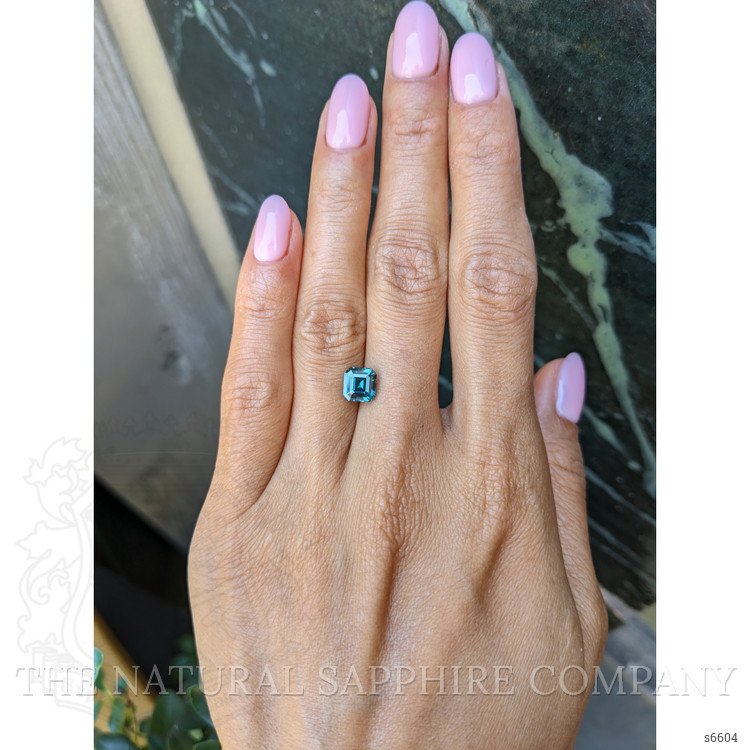 2.05 Ct. Greenish Blue Sapphire from Ceylon (Sri Lanka)