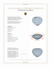 1.78 Ct. Yellow Sapphire from Ceylon (Sri Lanka) 3 D Scan Report