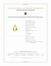 1.58 Ct. Yellow Sapphire from Ceylon (Sri Lanka) Scan Report