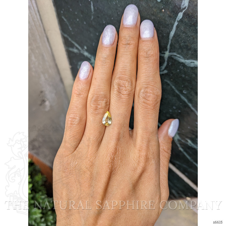 1.58 Ct. Yellow Sapphire from Ceylon (Sri Lanka)