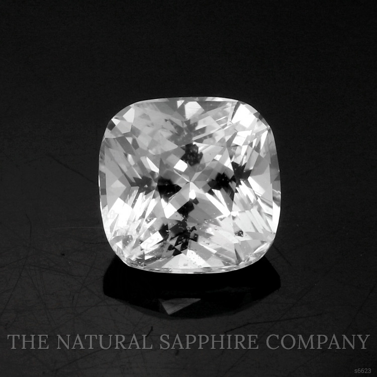 1.36 Ct. White Sapphire from Ceylon (Sri Lanka)