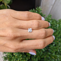 1.36 Ct. White Sapphire from Ceylon (Sri Lanka) Life Style