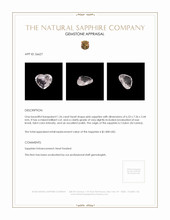 1.26 Ct. Pink Sapphire from Ceylon (Sri Lanka) Appraisal