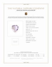 1.10 Ct. Purplish Pink Sapphire from Ceylon (Sri Lanka) Scan Report