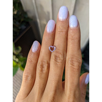 1.10 Ct. Purplish Pink Sapphire from Ceylon (Sri Lanka) Life Style