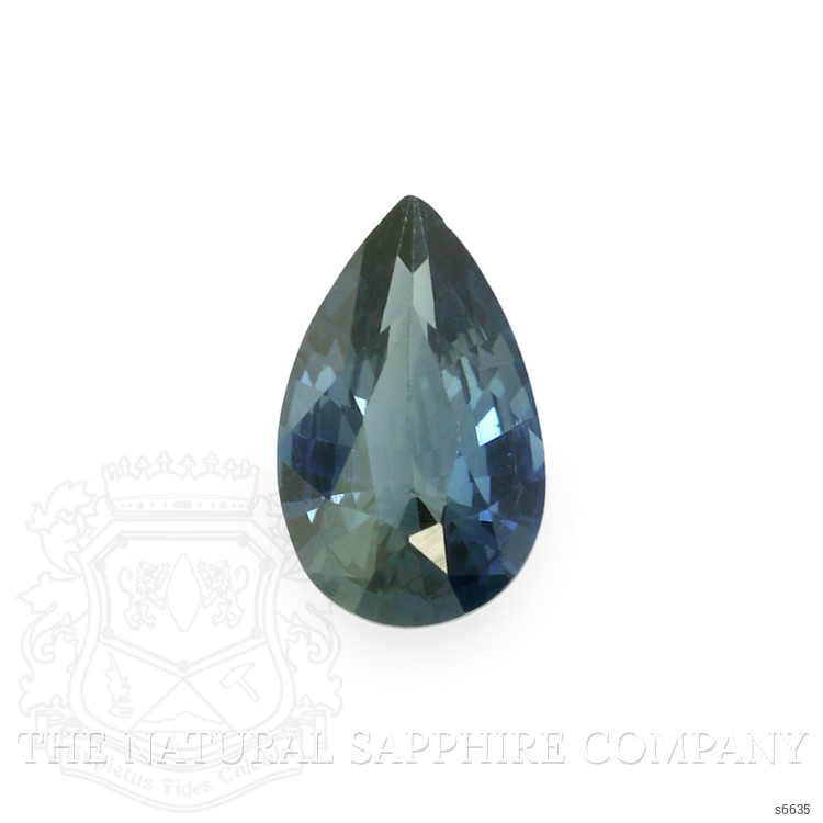 0.88 Ct. Greenish Blue Sapphire from Ceylon (Sri Lanka)