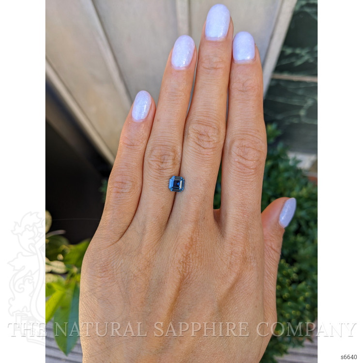 1.06 Ct. Greenish Blue Sapphire from Ceylon (Sri Lanka)