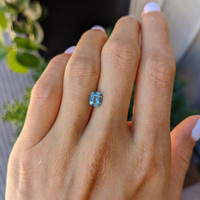 1.04 Ct. Greenish Blue Sapphire from Ceylon (Sri Lanka) Life Style