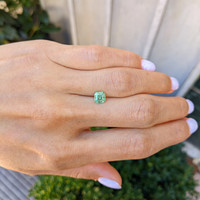 1.20 Ct. Green Sapphire from Ceylon (Sri Lanka) Life Style