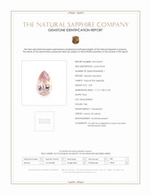 3.29 Ct. Pink Sapphire from Ceylon (Sri Lanka) Scan Report