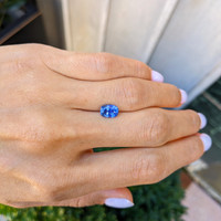 1.85 Ct. Blue Sapphire from Ceylon (Sri Lanka) Life Style