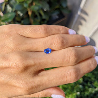 1.38 Ct. Blue Sapphire from Ceylon (Sri Lanka) Life Style