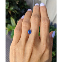 1.22 Ct. Blue Sapphire from Ceylon (Sri Lanka) Life Style