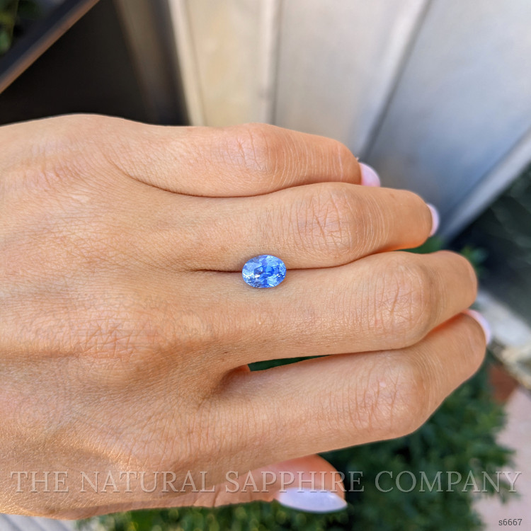 1.53 Ct. Blue Sapphire from Ceylon (Sri Lanka)