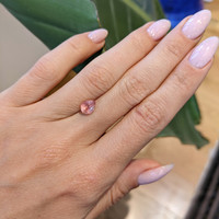 1.09 Ct. Padparadscha Sapphire from Ceylon (Sri Lanka) Life Style