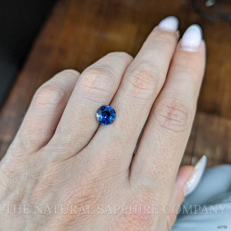 1.54 Ct. Blue Sapphire from Ceylon (Sri Lanka)