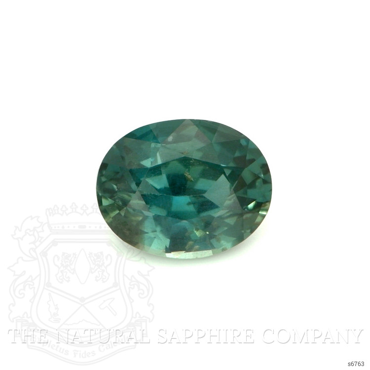 1.71 Ct. Greenish Blue Sapphire from Ceylon (Sri Lanka)